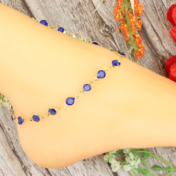 "Dainty Anklet for Women – Elegant Everyday Jewelry & Perfect Gift | MLCRC1457 - Picture 7 of 10